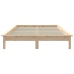 Estructura de cama madera maciza de pino 140x200 cm