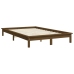 Estructura de cama madera maciza pino marrón miel 140x200 cm