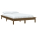 Estructura de cama madera maciza de pino marrón miel 180x200 cm