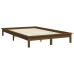 Estructura de cama madera maciza de pino marrón miel 200x200 cm