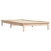 Estructura de cama madera maciza de pino 90x190 cm