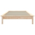 Estructura de cama madera maciza de pino 90x190 cm