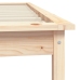 Estructura de cama madera maciza de pino 90x190 cm