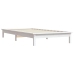 Estructura cama individual madera maciza pino blanco 90x190 cm