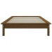 vidaXL Estructura de cama individual madera pino marrón miel 90x190 cm