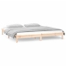 vidaXL Estructura de cama con LED madera maciza King Size 150x200 cm