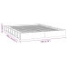 Estructura cama de madera maciza blanca super king 180x200 cm