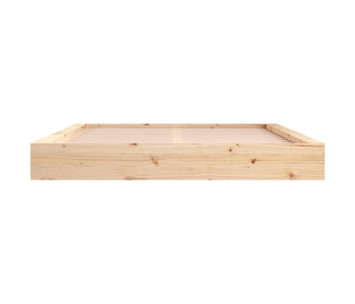 Estructura de cama de madera maciza 160x200 cm