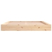 Estructura de cama de madera maciza 160x200 cm