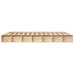 Estructura de cama de madera maciza 160x200 cm