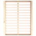 Estructura de cama de madera maciza 160x200 cm