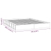 Estructura de cama de madera maciza 160x200 cm