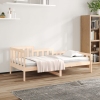 Sofá cama sin colchón madera maciza de pino 90x200 cm