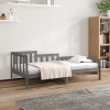 Sofá cama madera maciza de pino gris 90x200 cm