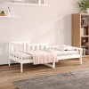 Sofá cama sin colchón madera maciza de pino blanco 90x190 cm