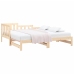 Sofá cama extraíble madera maciza de pino 2x(80x200) cm