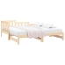 Sofá cama extraíble madera maciza de pino 2x(90x200) cm