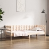 Sofá cama sin colchón madera maciza de pino 90x200 cm