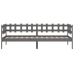 Sofá cama sin colchón madera maciza de pino gris 90x190 cm