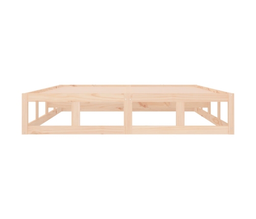 Estructura de cama de madera maciza super king 180x200 cm