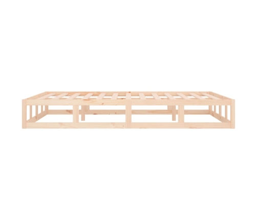 Estructura de cama de madera maciza super king 180x200 cm