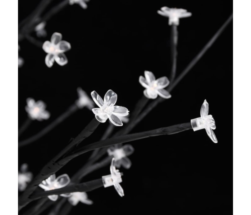 Árbol LED con flor de cerezo 120 LED blanco cálido 150 cm