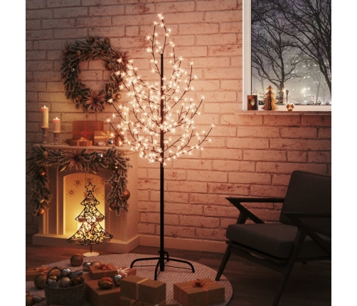 Árbol LED con flor de cerezo 200 LED blanco cálido 180 cm