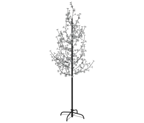 Árbol LED con flor de cerezo 220 LED blanco cálido 220 cm