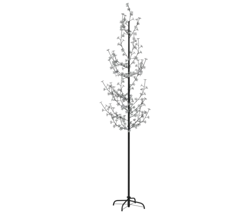 Árbol LED con flor de cerezo 368 LED blanco cálido 300 cm