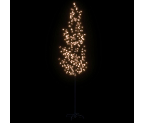 Árbol LED con flor de cerezo 368 LED blanco cálido 300 cm