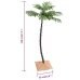 Palmera artificial con 72 LED blanco cálido 120 cm