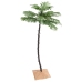 Palmera artificial con 96 LED blanco cálido 180 cm