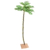 Palmera artificial con 136 LED blanco cálido 220 cm