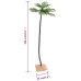 Palmera artificial con 192 LED blanco cálido 300 cm