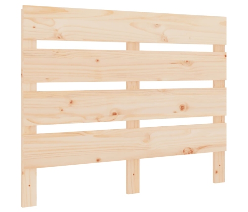 vidaXL Cabecero de cama madera maciza de pino 100x3x80 cm