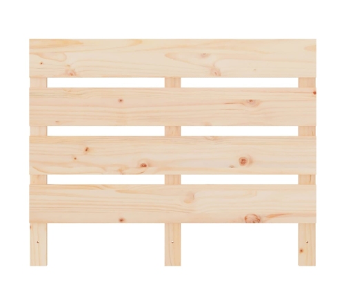 vidaXL Cabecero de cama madera maciza de pino 100x3x80 cm