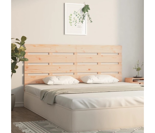 Cabecero de cama madera maciza de pino 160x3x80 cm