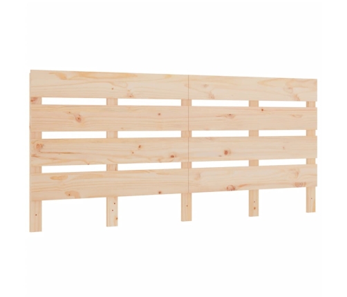 vidaXL Cabecero de cama madera maciza de pino 180x3x80 cm