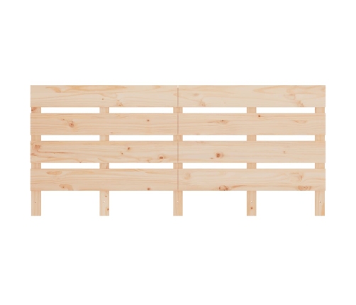 vidaXL Cabecero de cama madera maciza de pino 180x3x80 cm