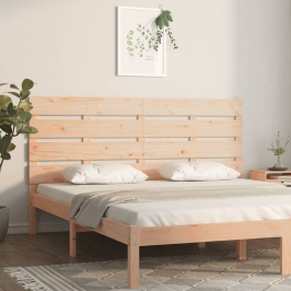 Cabecero de cama madera maciza de pino 180x3x80 cm