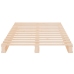 Cama de palets de madera maciza de pino 90x200 c