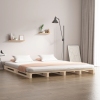 Cama de palets de madera maciza de pino Super King 180x200 cm