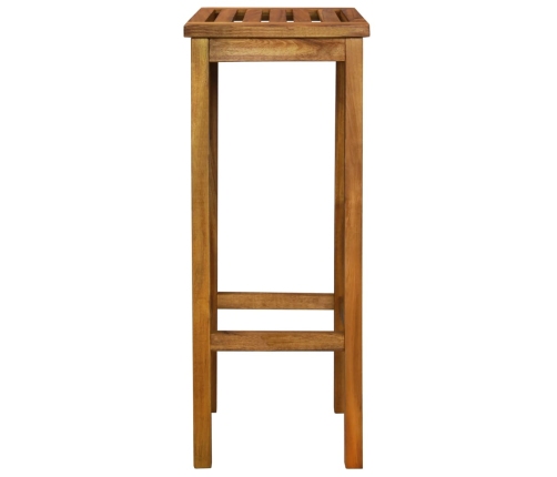 Juego muebles de bar para jardín 5 pzas madera maciza de acacia