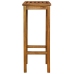 Juego muebles de bar para jardín 5 pzas madera maciza de acacia