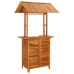 Juego muebles de bar de jardín 5 piezas madera maciza de acacia