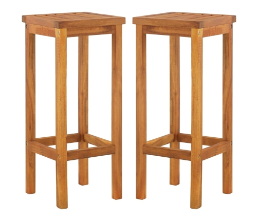 Juego muebles de bar de jardín 3 pzas madera de acacia maciza