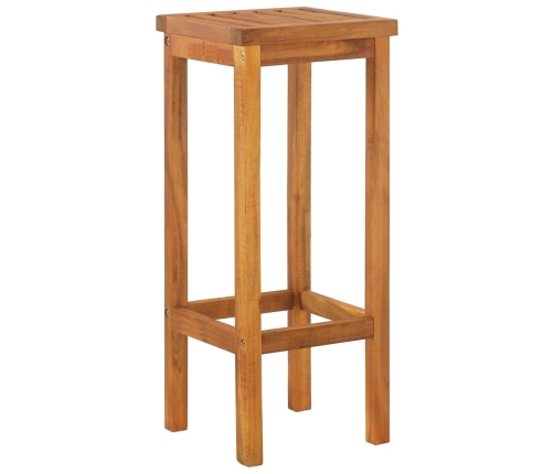 Juego muebles de bar para jardín 5 pzas madera de acacia maciza