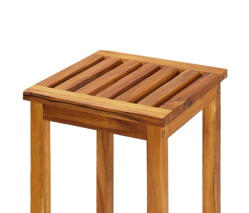 Juego muebles de bar para jardín 5 pzas madera de acacia maciza