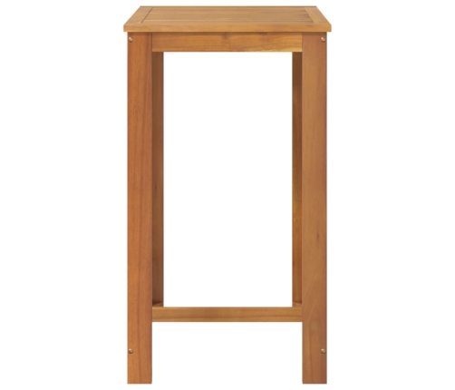 Juego muebles de bar para jardín 5 pzas madera de acacia maciza