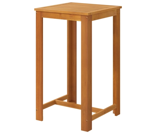 Juego muebles de bar para jardín 5 pzas madera de acacia maciza